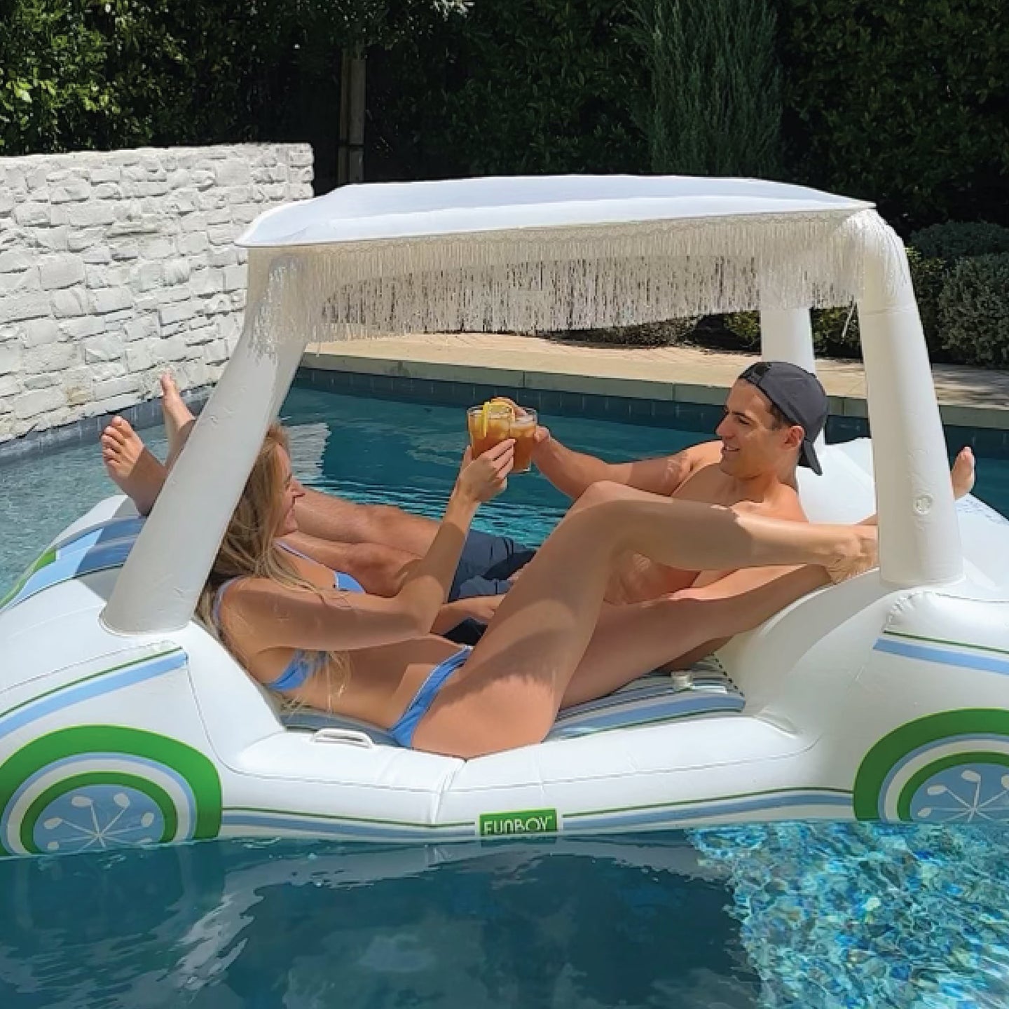 FUNBOY Golf Cart Pool Float. Country Club Summer Vibes. 