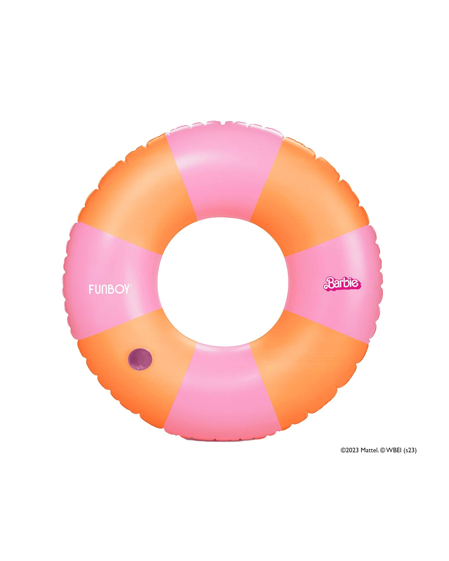 Barbie Movie Official Tube Pool Float - Pink & Orange