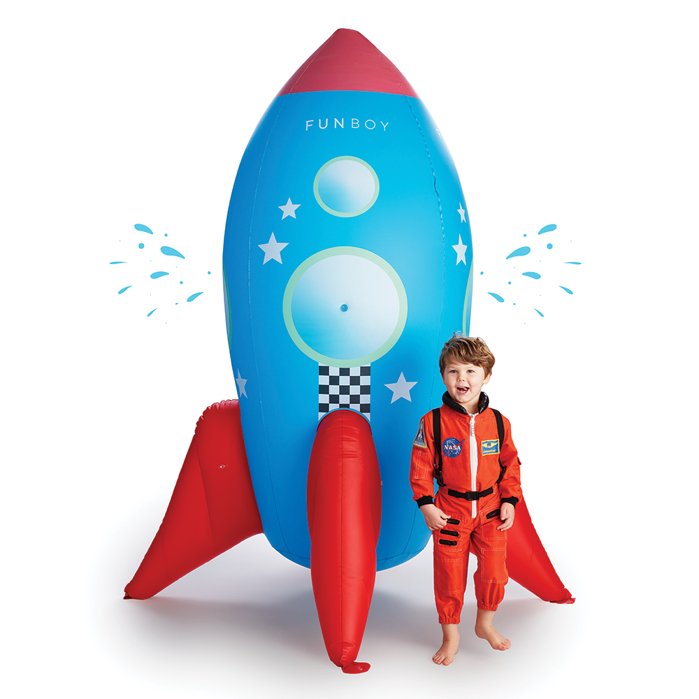 Backyard  Kids Rocket Ship Sprinkler by FUNBOY