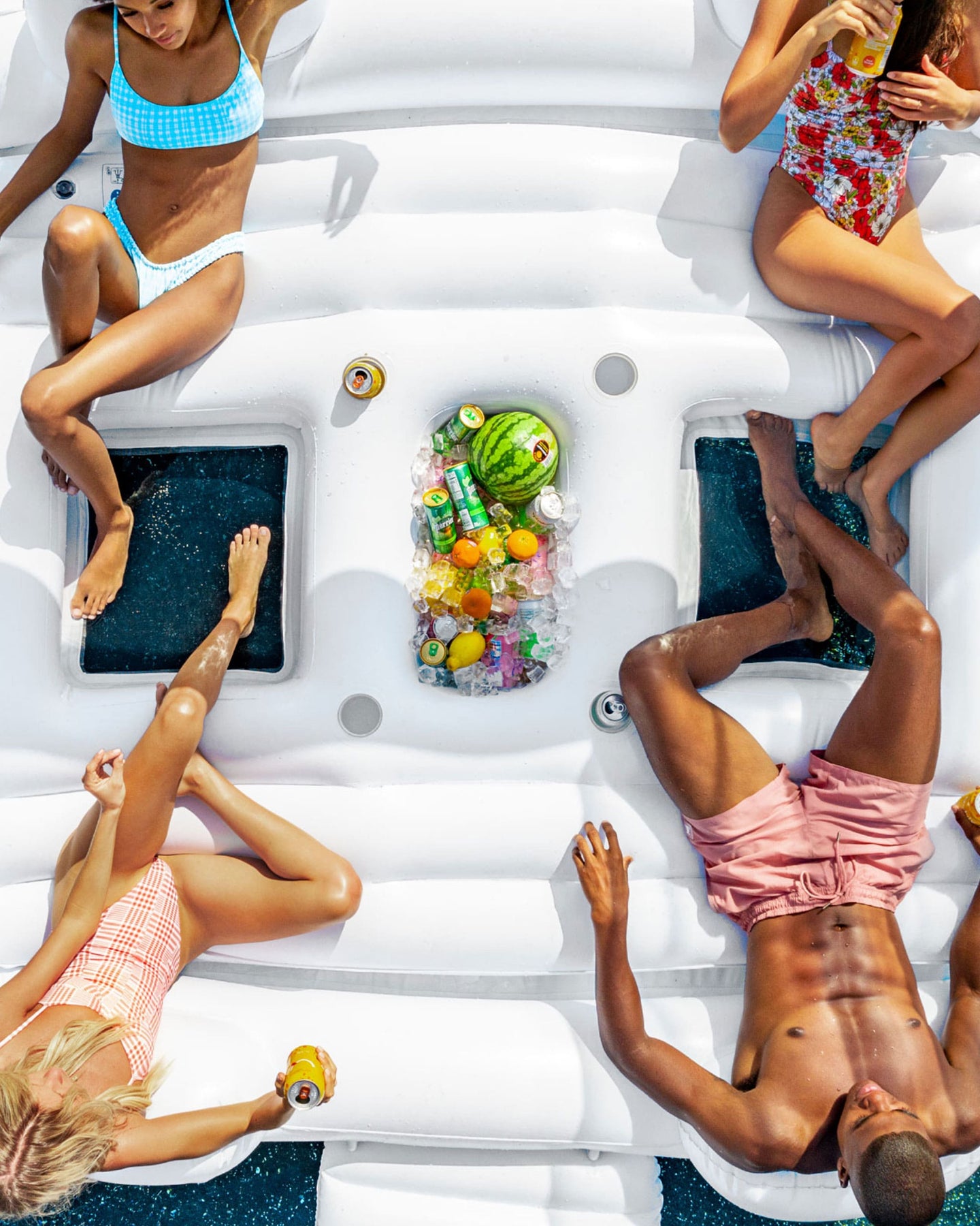 Multi-person party island float by FUNBOY