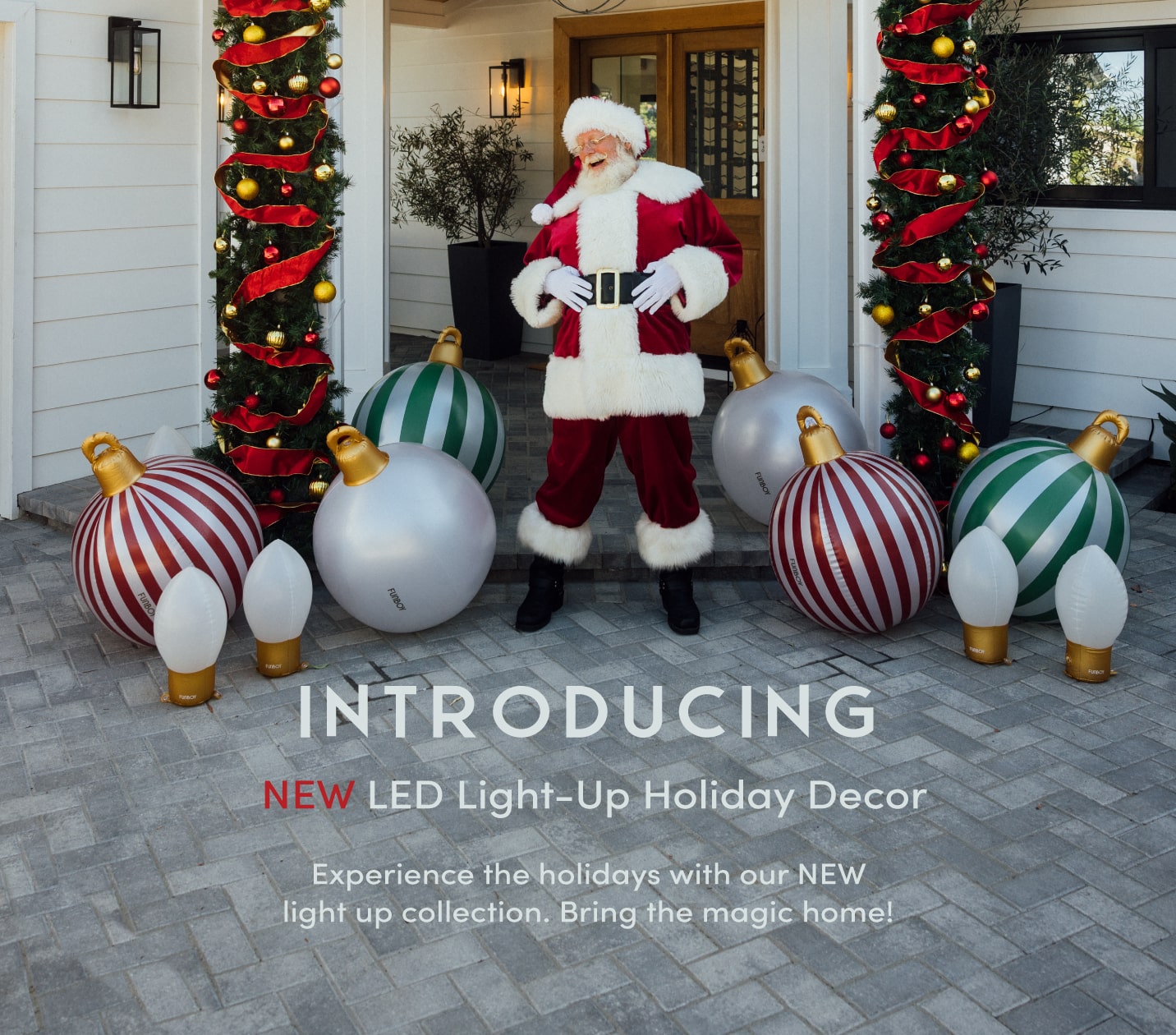 Introducing NEW Led light -up Holiday Decor. Experience the holidays with our New light up collection. Bring the magic home!