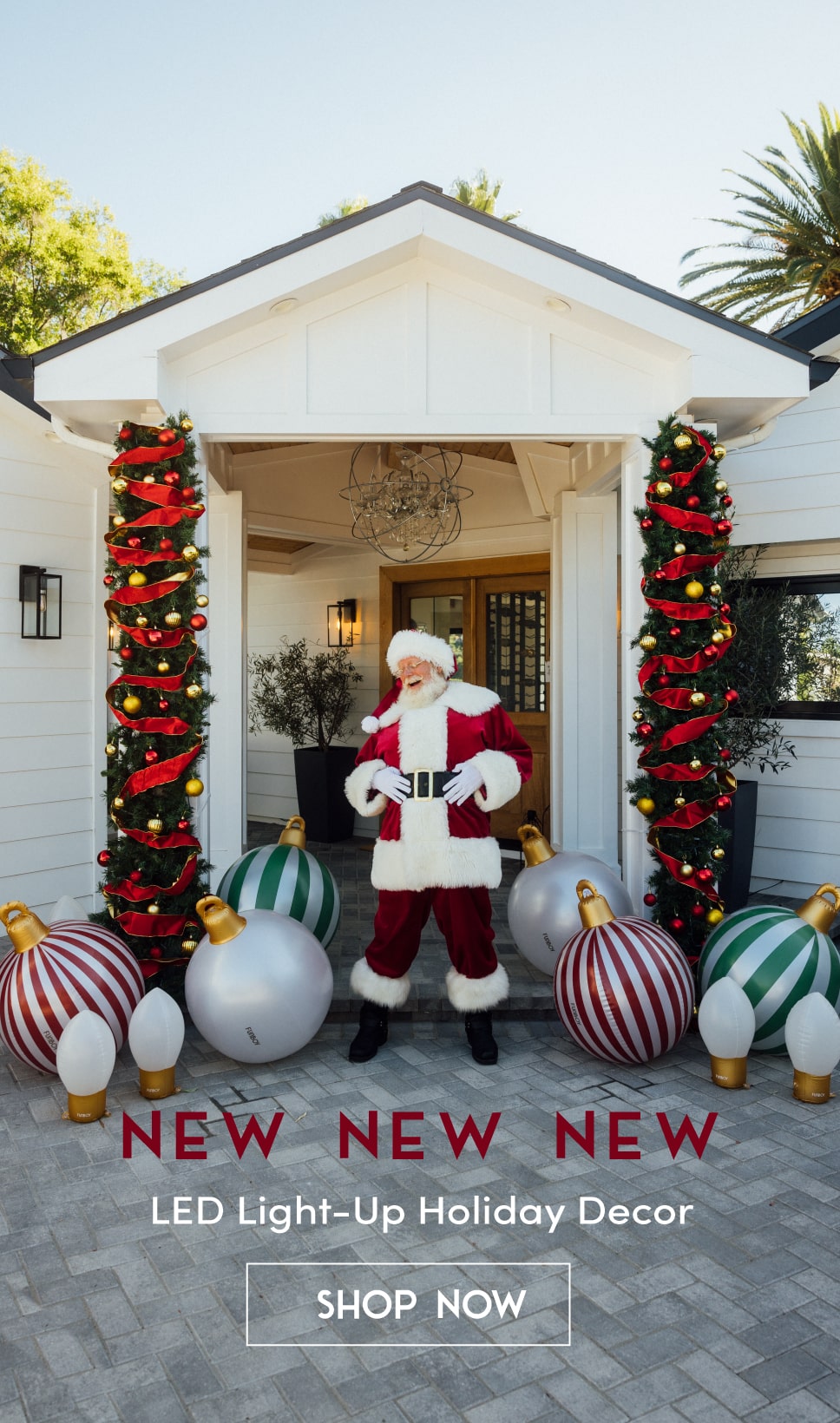 Introducing NEW Led Light-Up Holiday Decor. Experience the holidays with our NEW light up collection. Bring the Magic Home. SHOP NOW