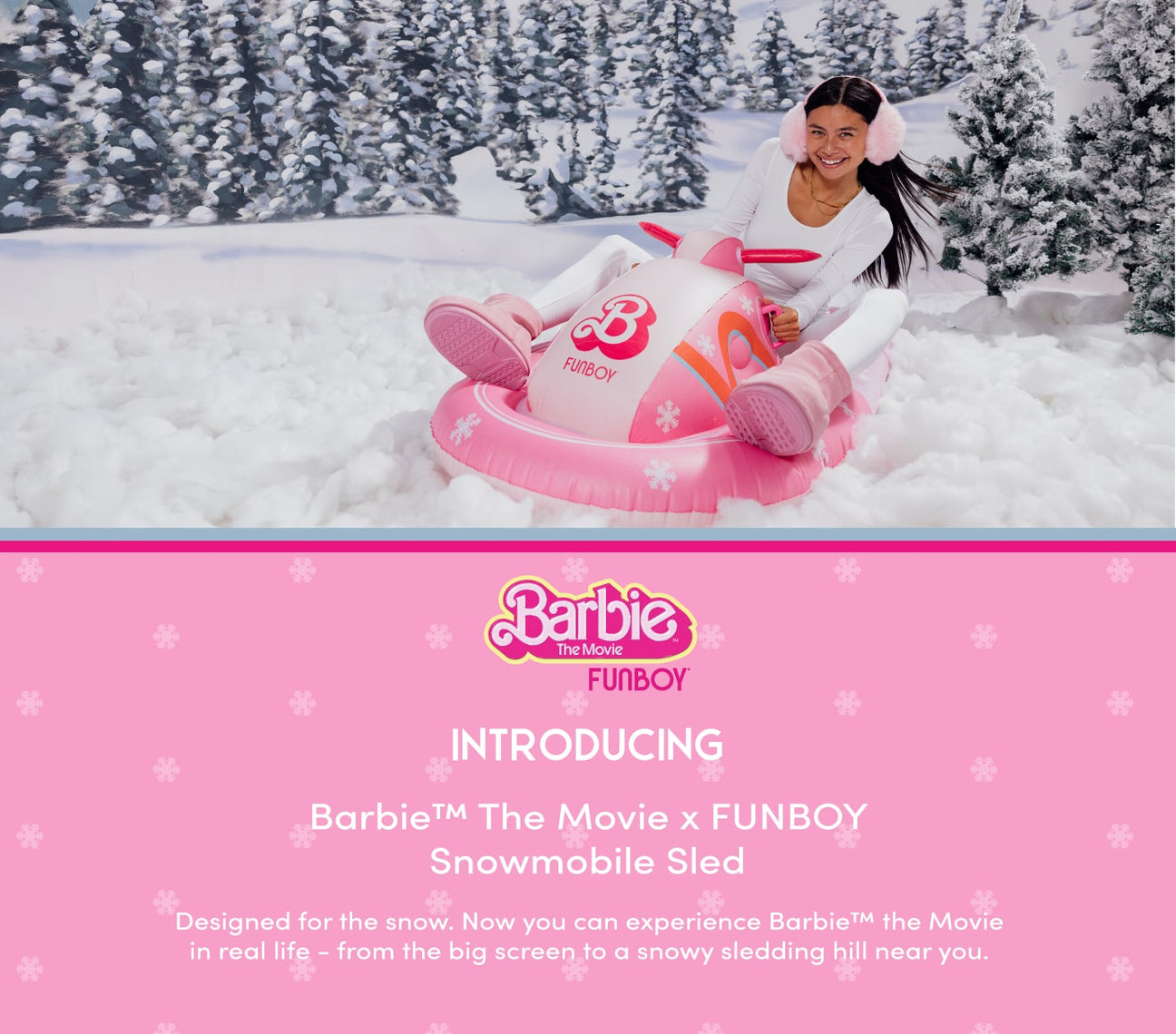 BARBIE THE MOVIE X FUNBOY SPEED BOAT POOL FLOAT