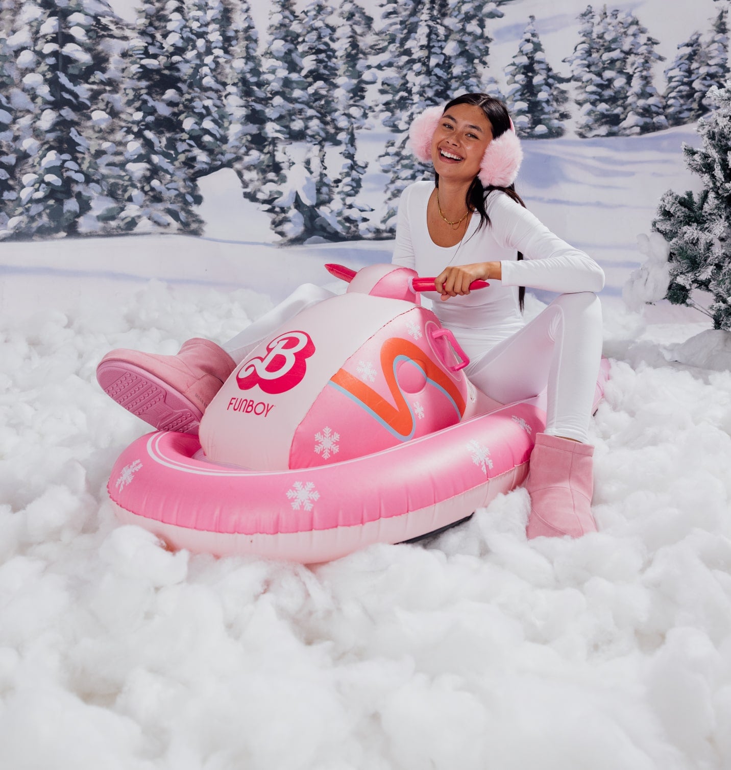 Barbie Snowmobile Snow Sleds