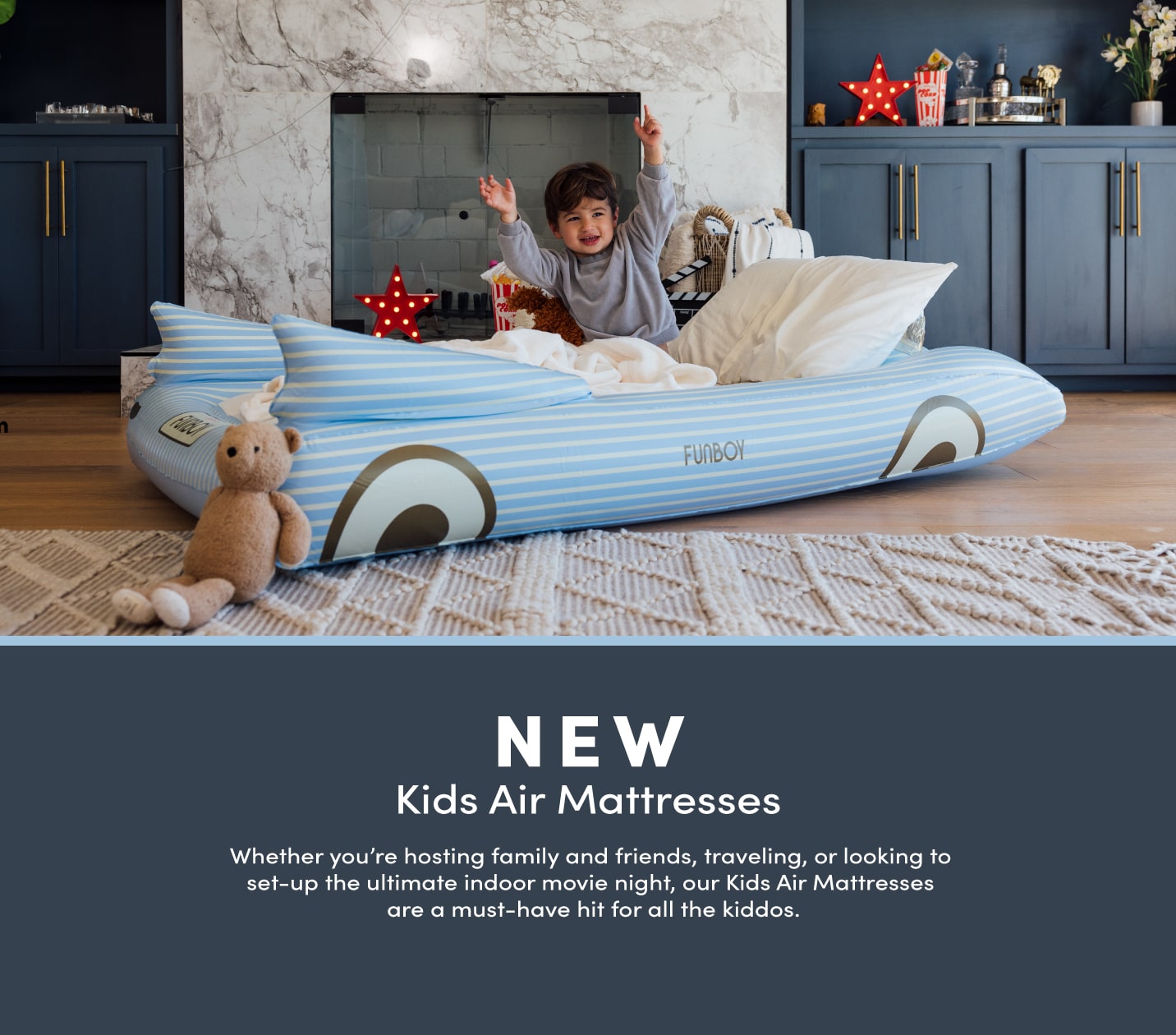 Sleepover Beds Kids Air Mattress FUNBOY