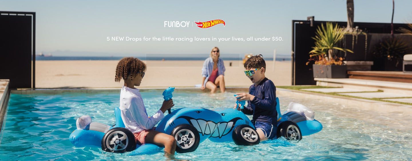 FUNBOY x Hot Wheels. 5 New drops for the little racing lovers in your lives. All under $50.