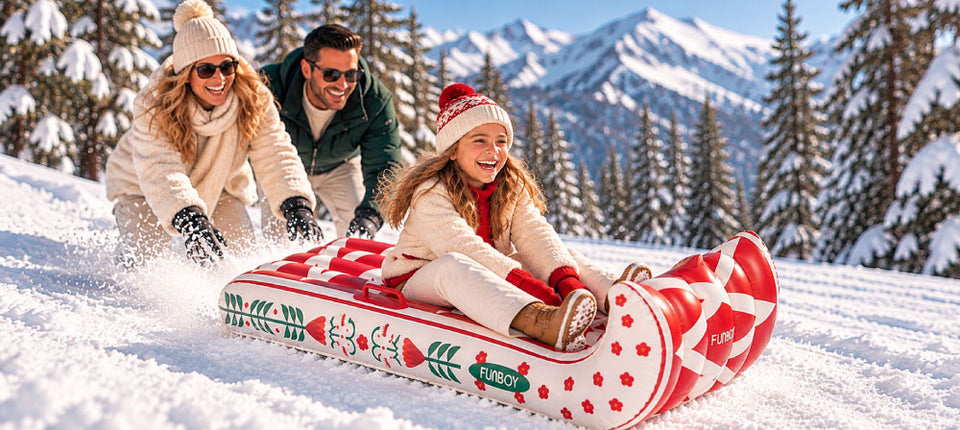 Inflatable Pool Translucent Snow Sleds & Inflatables - FUNBOY