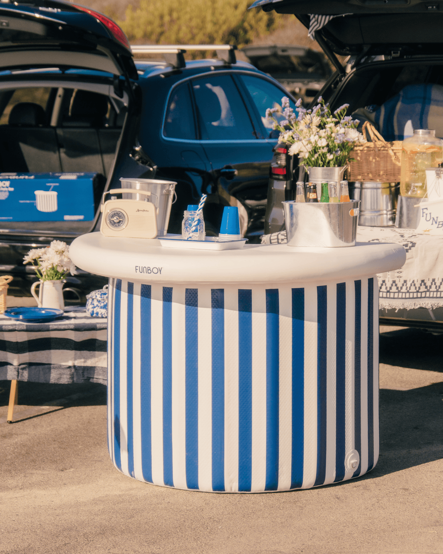 Portable Bar perfect for tailgates, parties and more