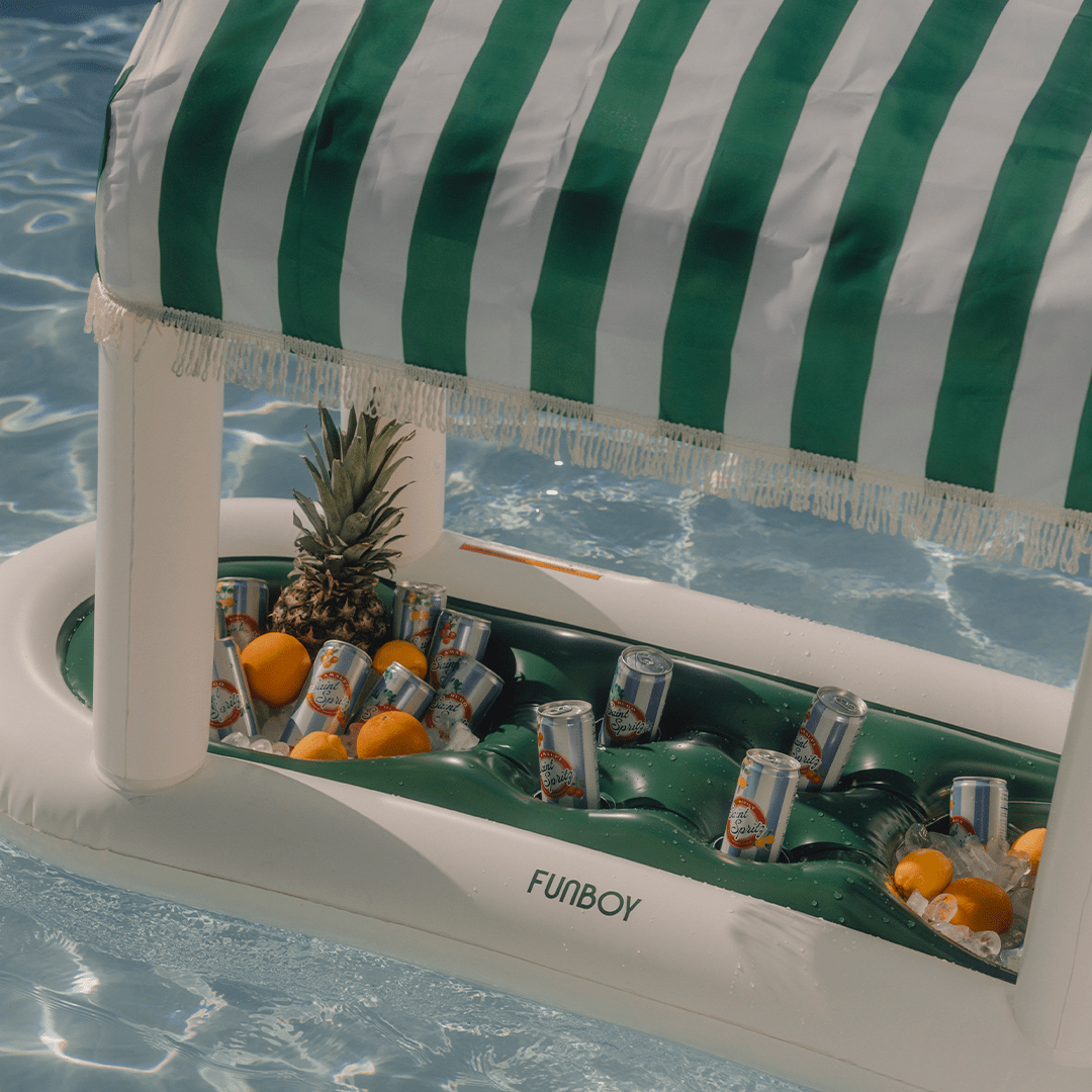 Green Cabana Inflatable Float Bar
