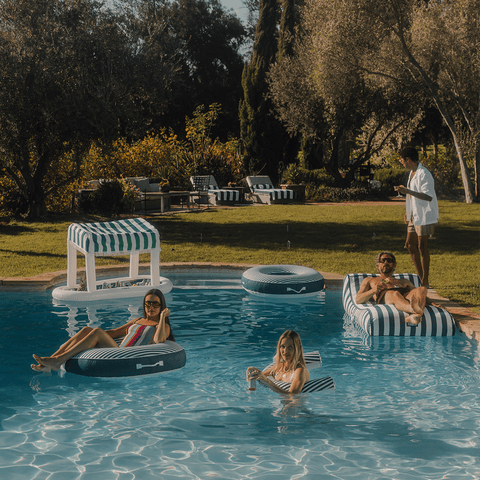 Green Cabana Inflatable Float Bar