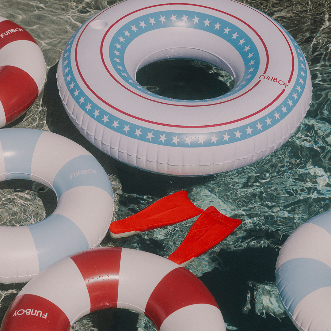 Red, White and Blue Tube Float