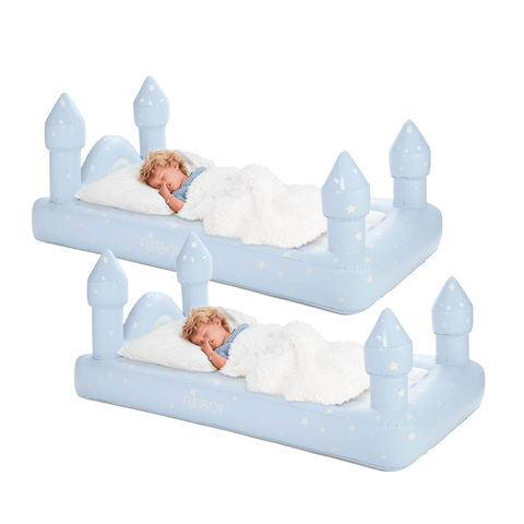 FUNBOY Sleepover Bed - Blue Castle Air Mattress