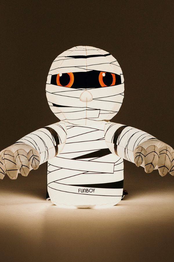 A mummy-themed inflatable  Halloween Decorations. Indoor or outdoor