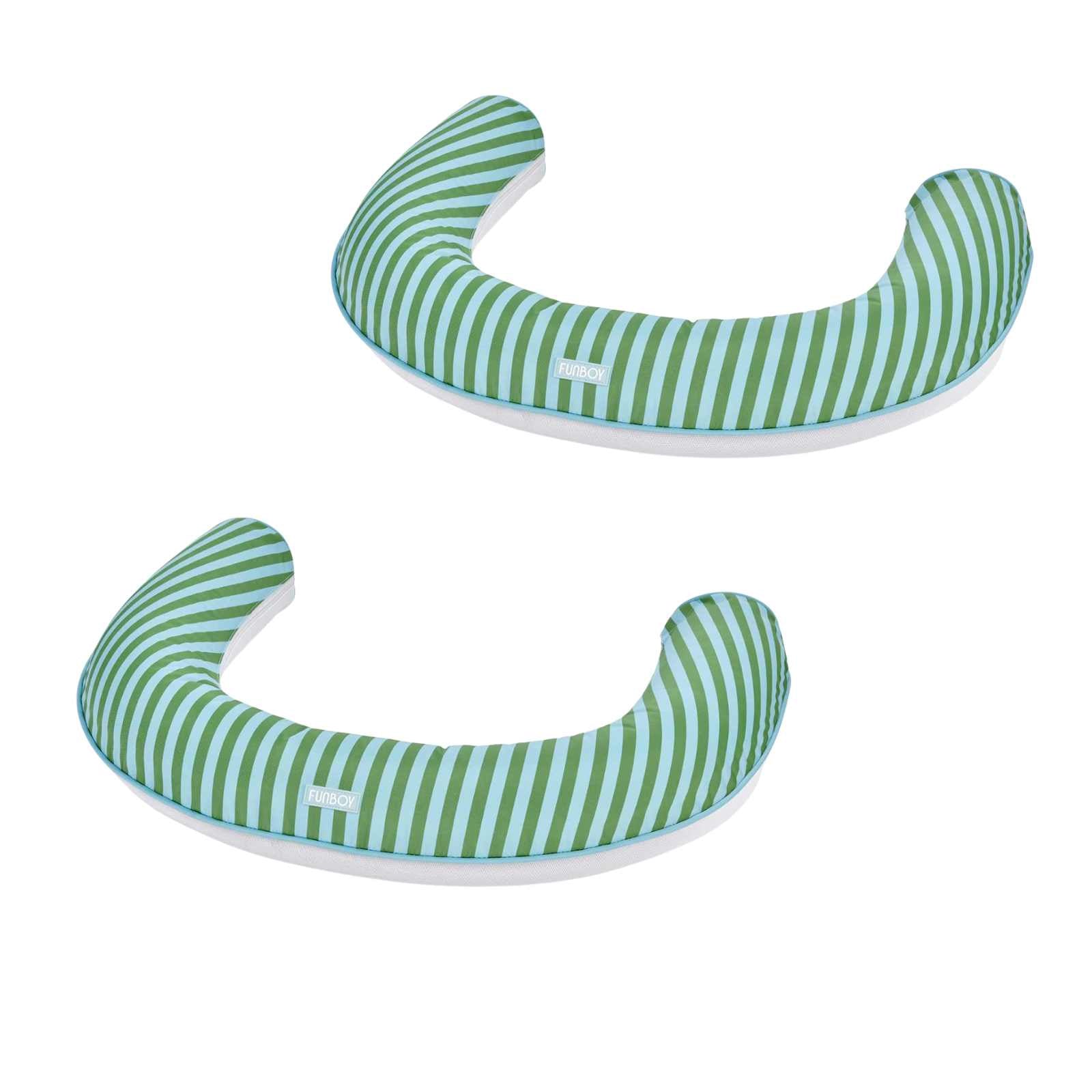 Green & Blue fabric noodle