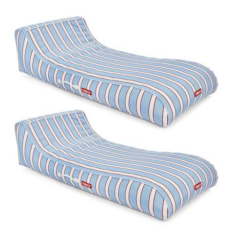 Luxury Fabric Pool Float - Blue, white and red - FUNBOY