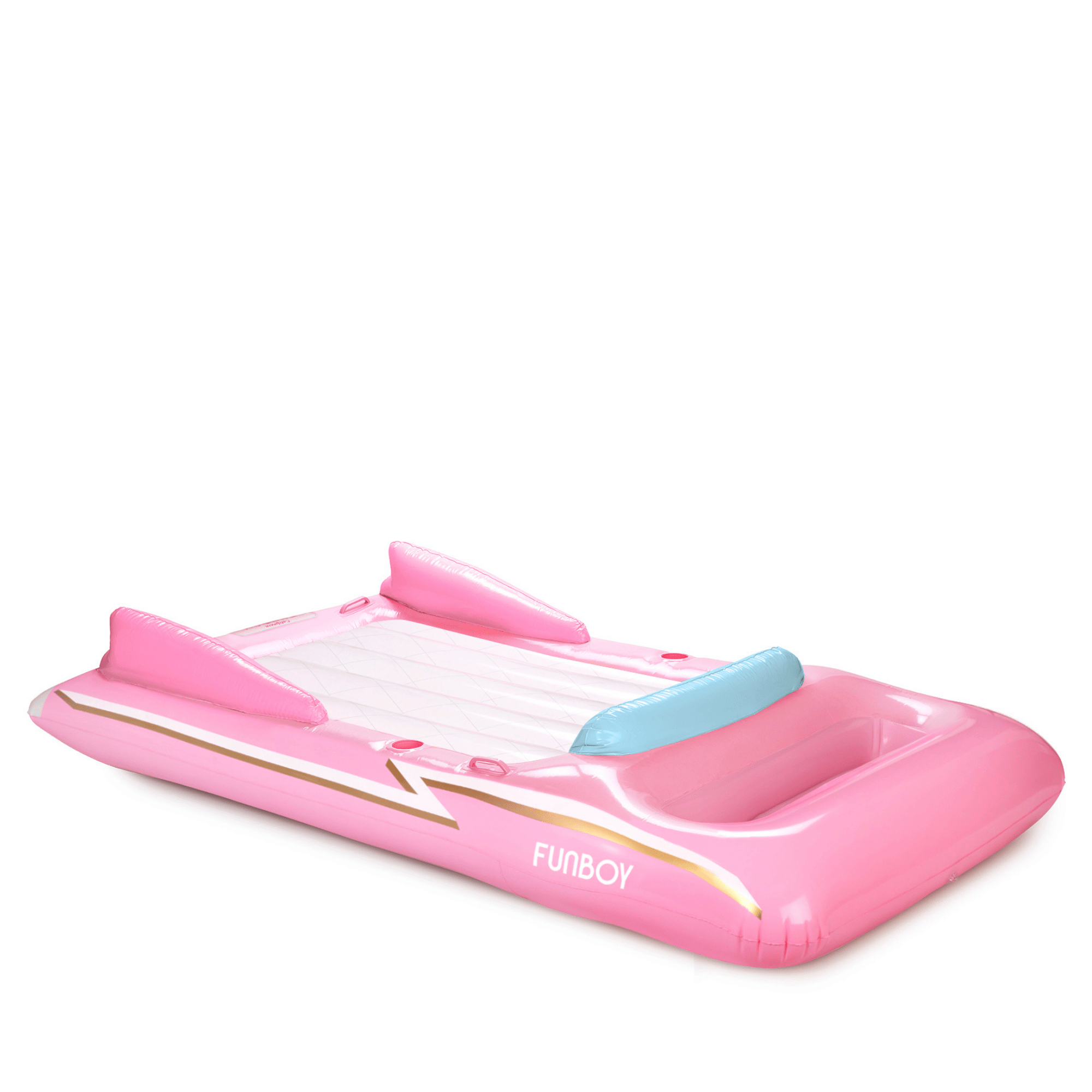 Pink Convertible Car Pool Float with Cup Holders FUNBOY