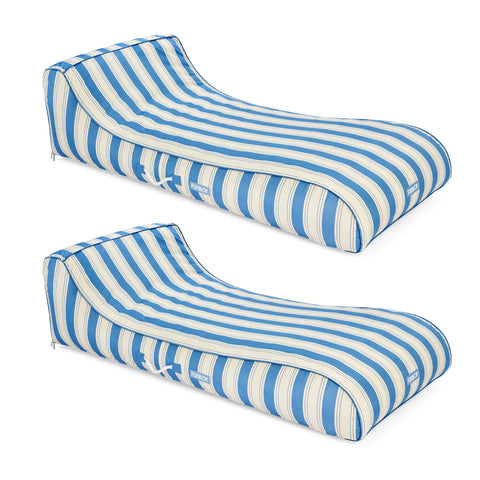 Fabric Sunbed Lounger