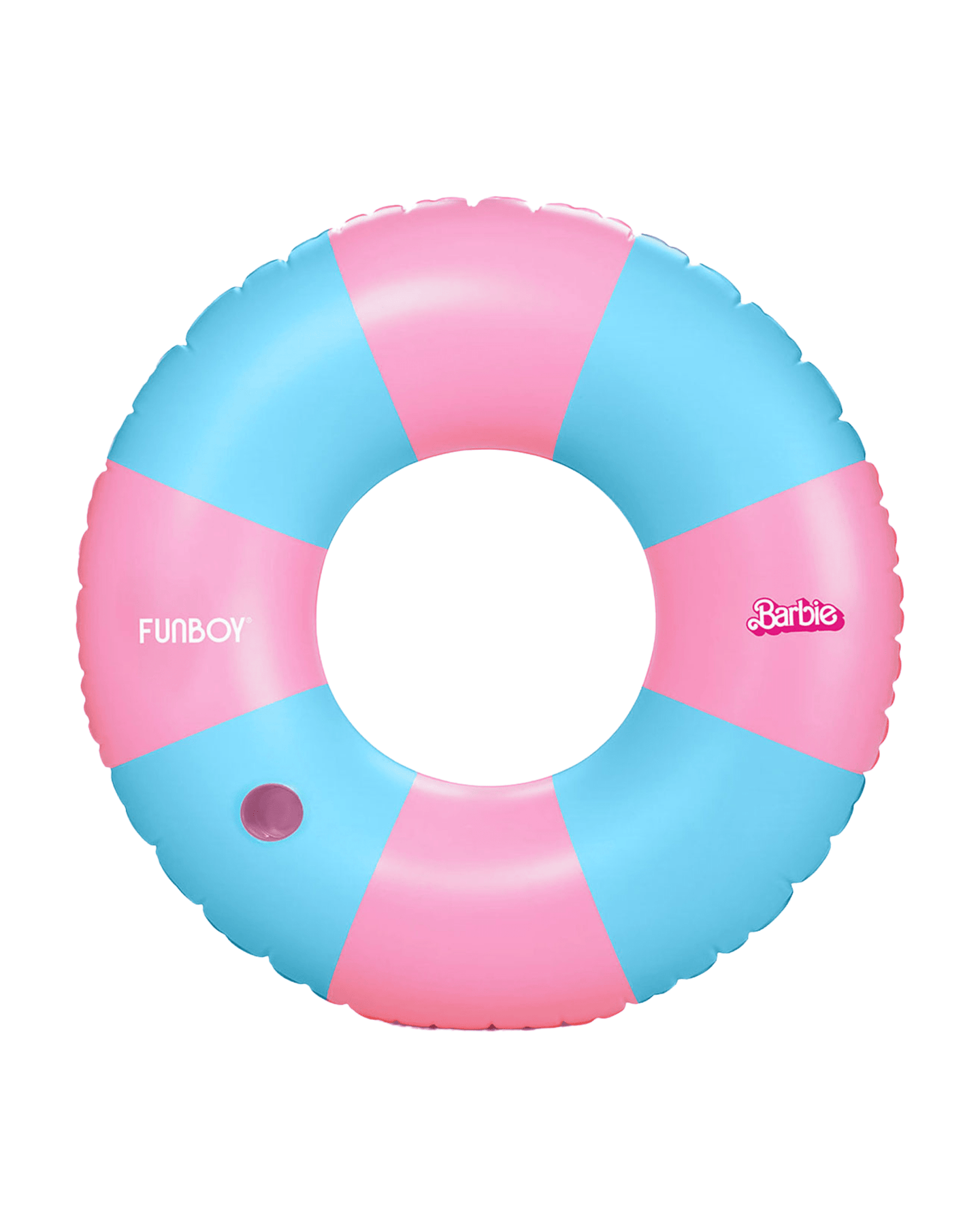 Barbie Movie Official Inflatable Tube Pool Float - Pink & Blue