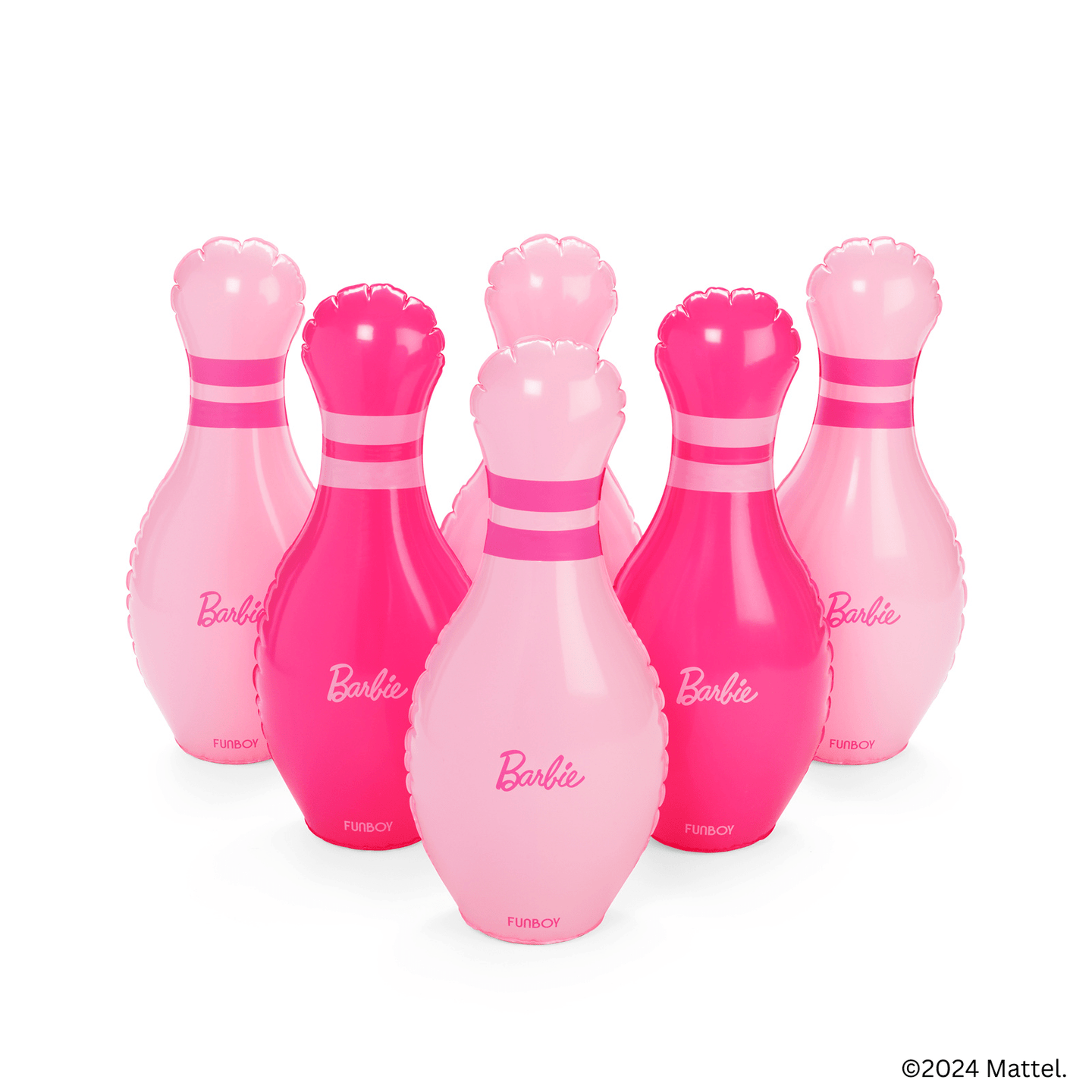 FUNBOY X Barbie™ Inflatable Backyard Bowling Set