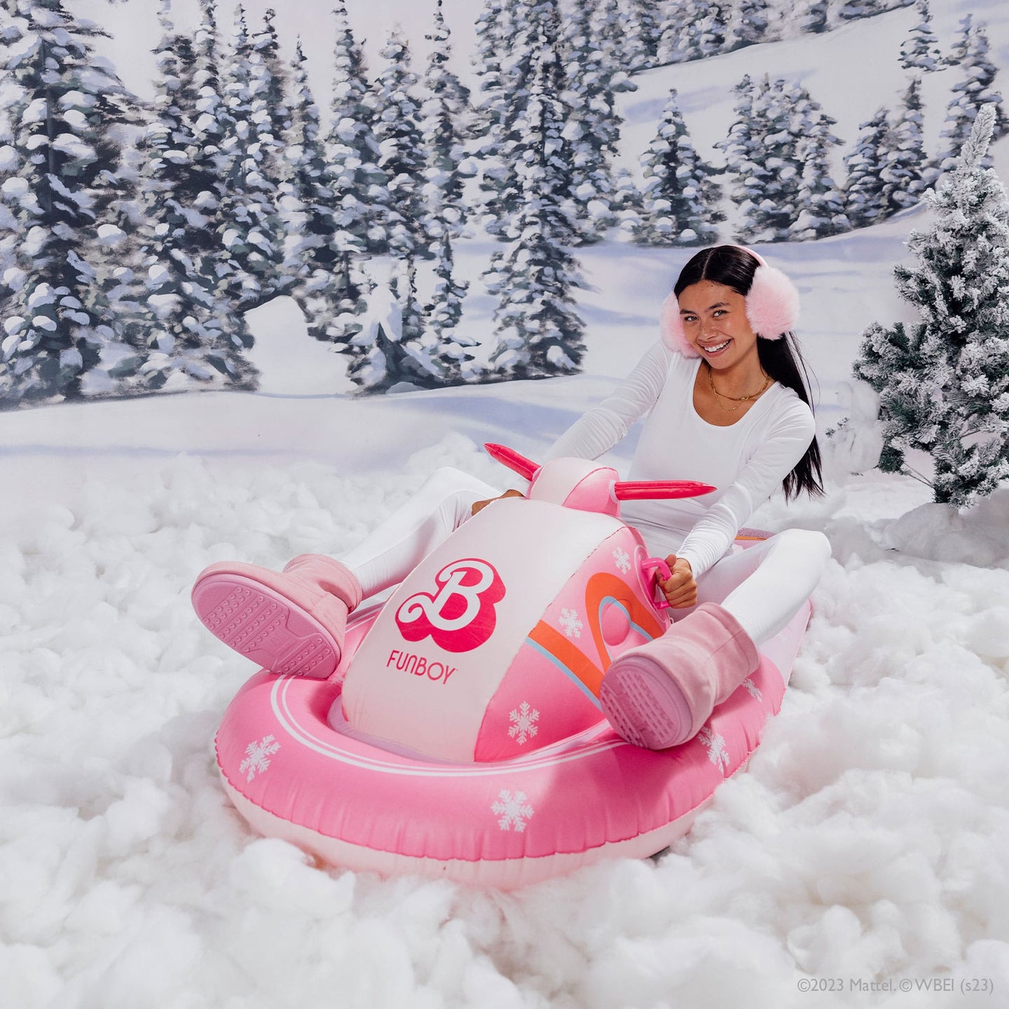 Barbie™ The Movie x FUNBOY Snowmobile Sled