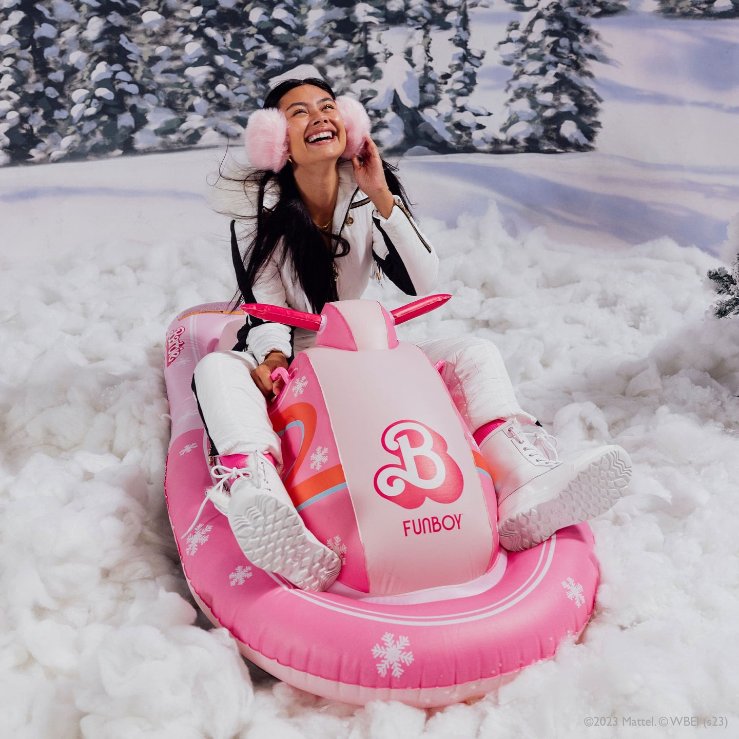 Barbie™ The Movie x FUNBOY Snowmobile Sled