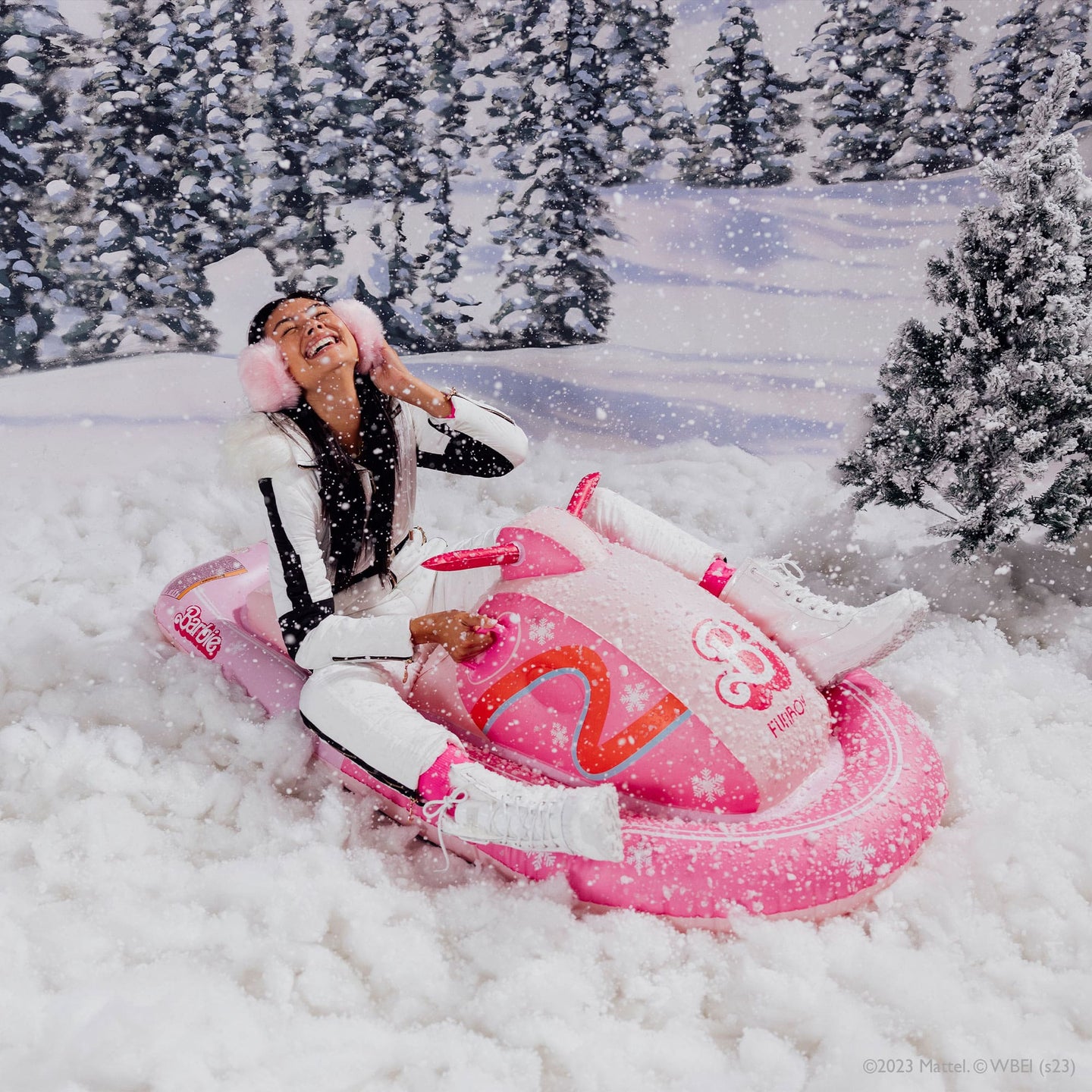 Barbie™ The Movie x FUNBOY Snowmobile Sled