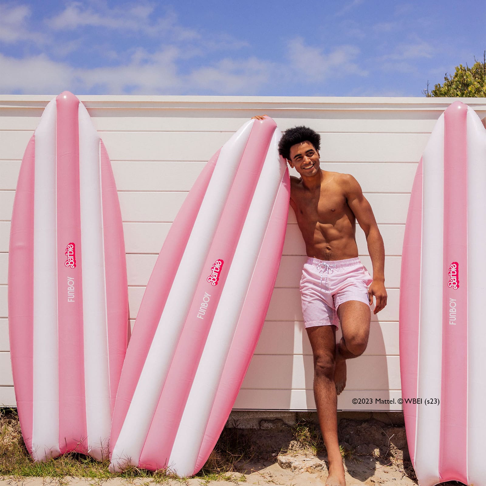 Barbie Inflatable Surfboard Pool Float FUNBOY