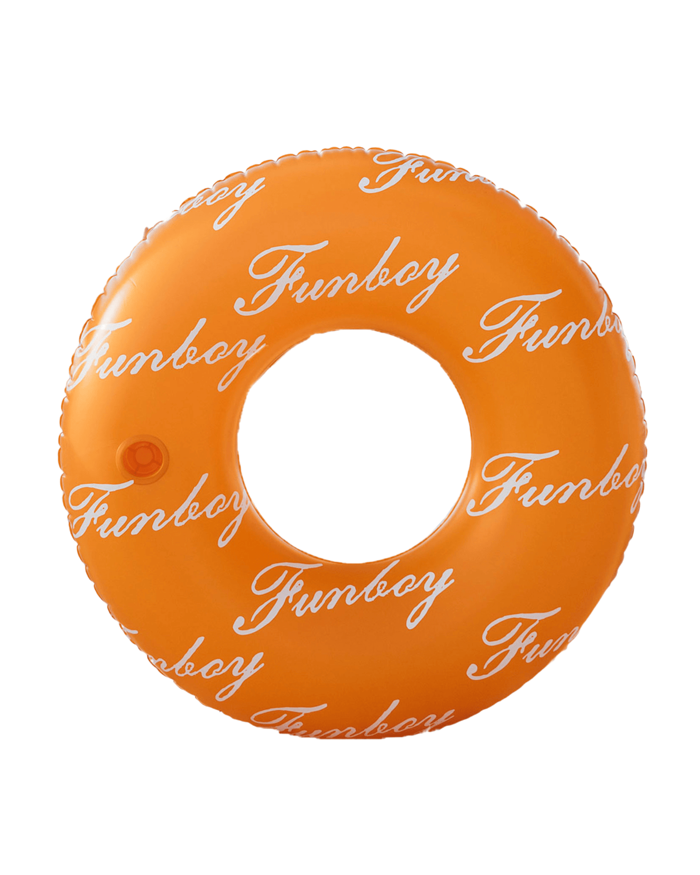 Funboy Orange Logo Tube Pool Float
