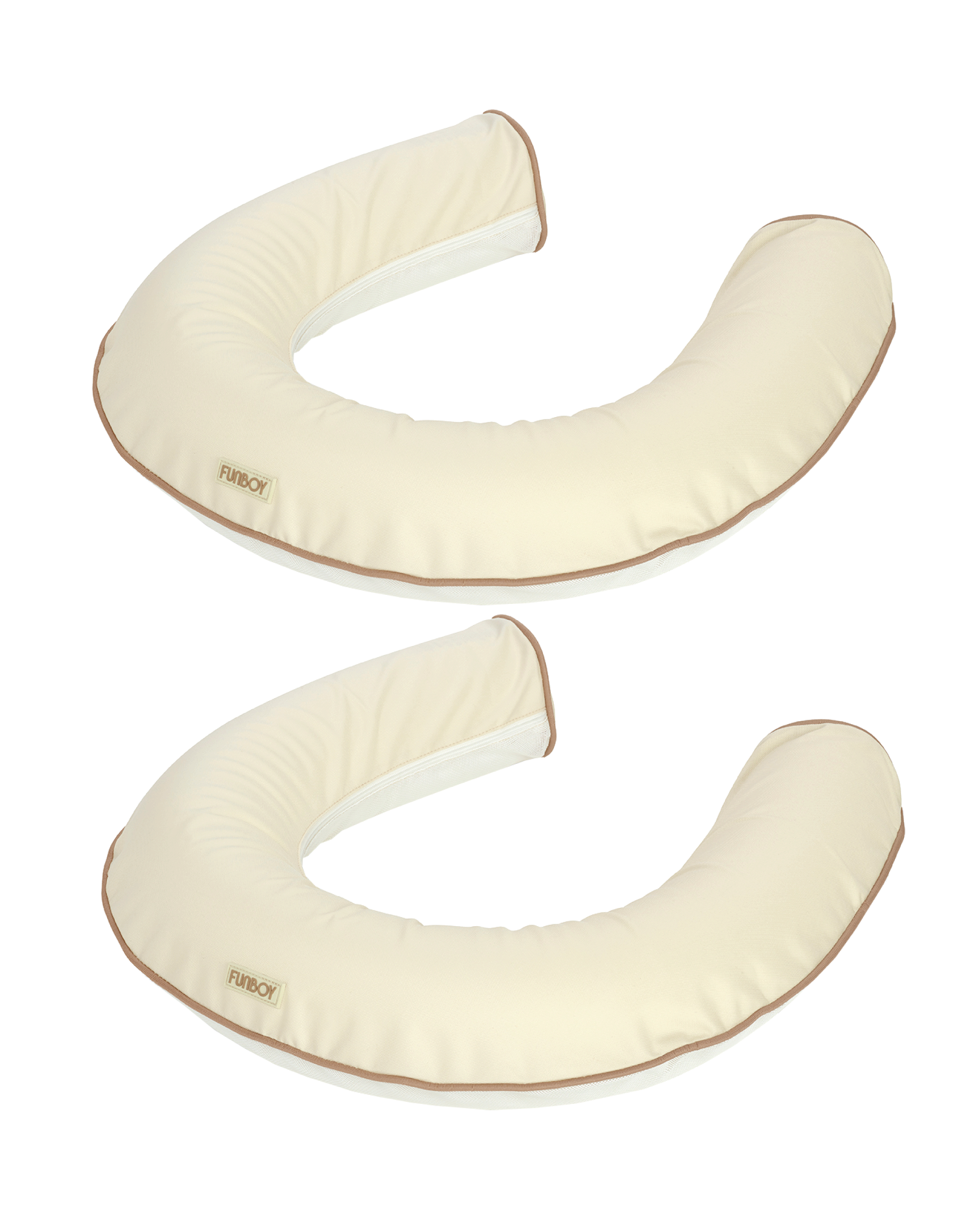 Cream Fabric Noodle Float 2 Pack FUNBOY