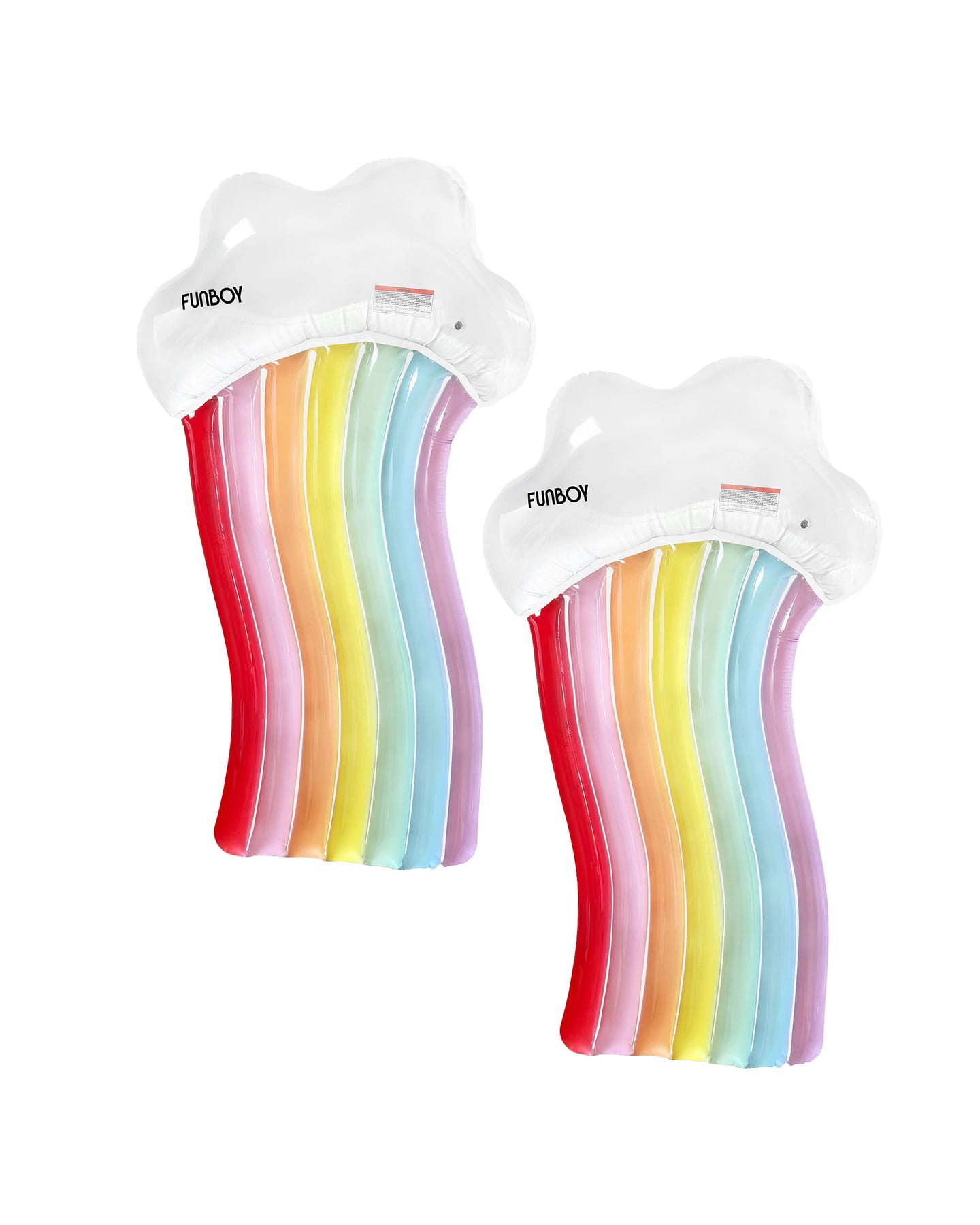 Clear Rainbow Lounger - 2 Pack