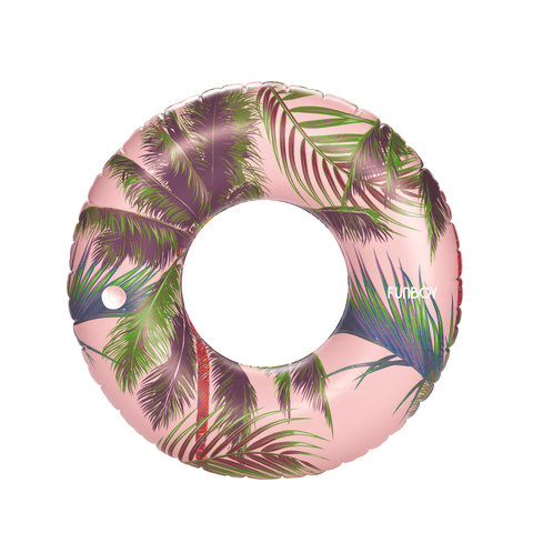 Pink Palm Tropical Tube Float