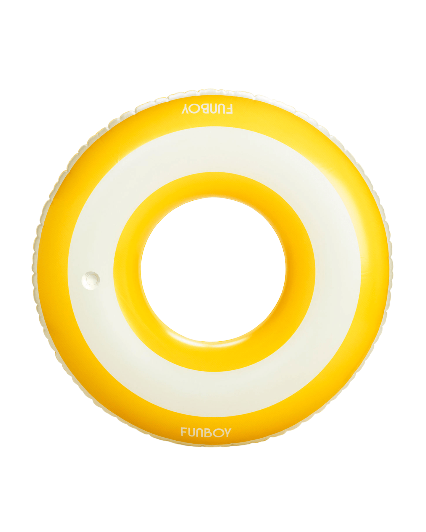 Funboy Yellow Striped Tube Pool Float