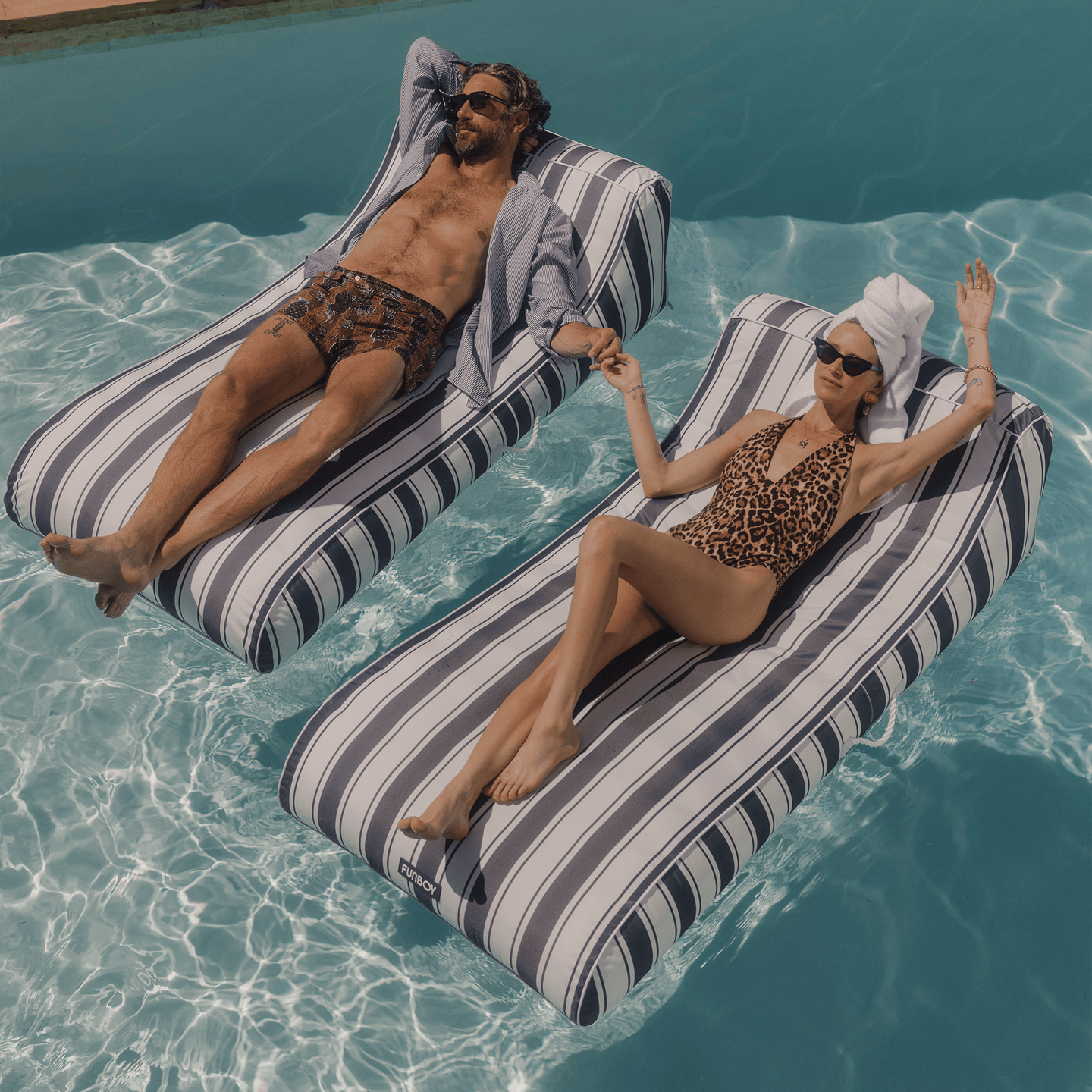 Fabric Sunbed Lounger
