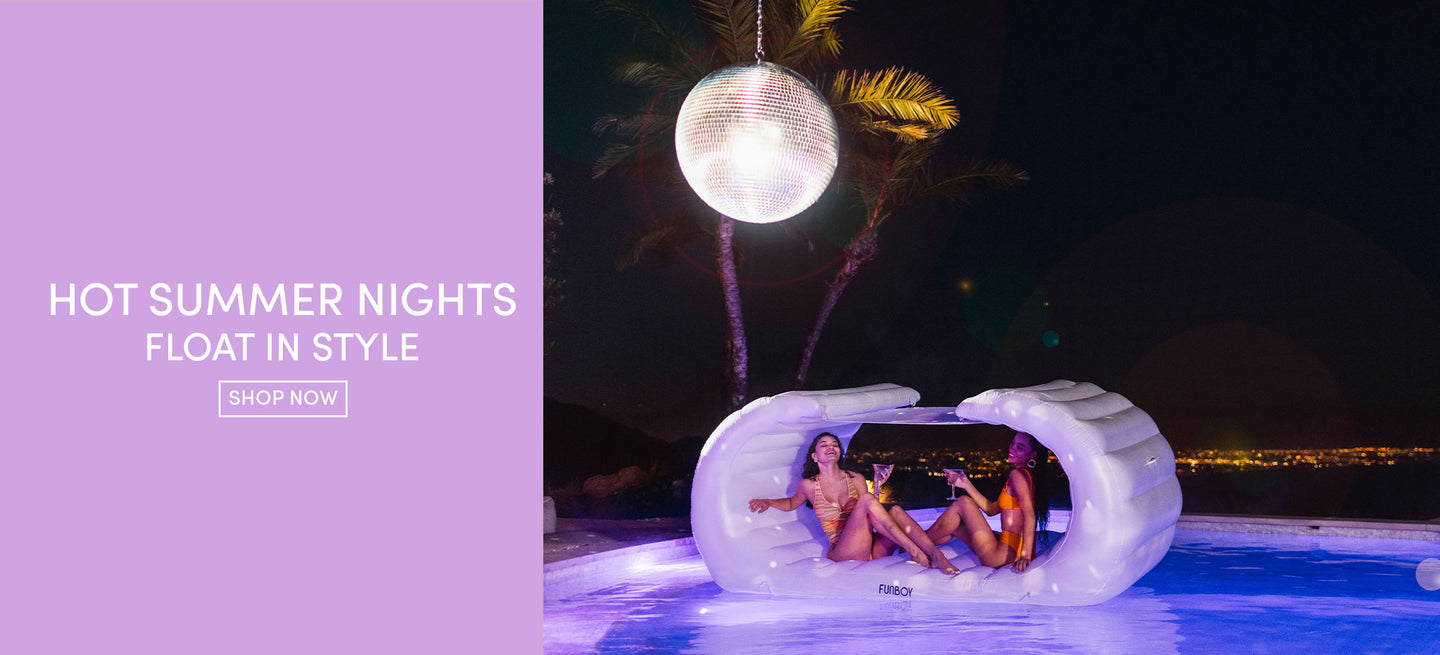 Hot Summer Nights. Float in Style. Shop Now.