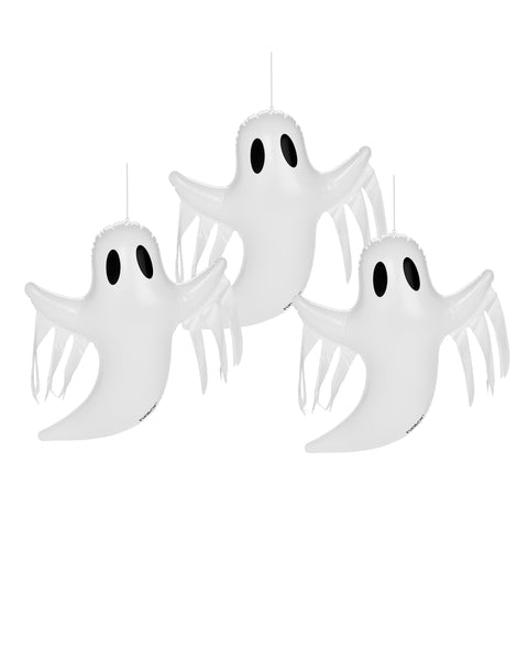 Inflatable Halloween Decorations - Hanging Ghost 3 pack