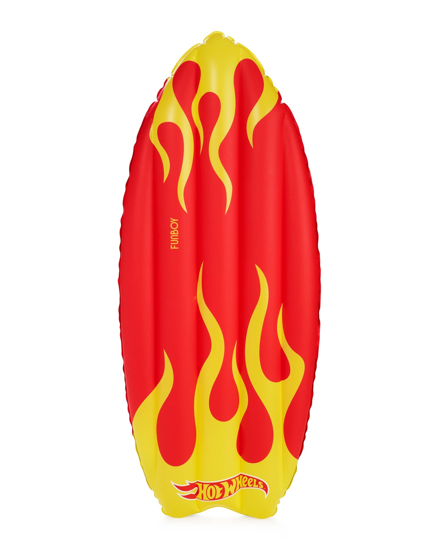 FUNBOY x Hot Wheels Checkered Flame Surfboard (Reversible) Pool Float