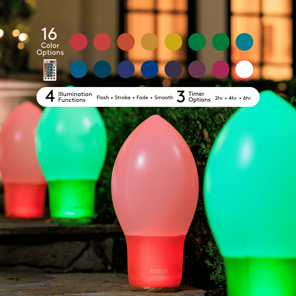 Inflatable Christmas Bulbs - FUNBOY