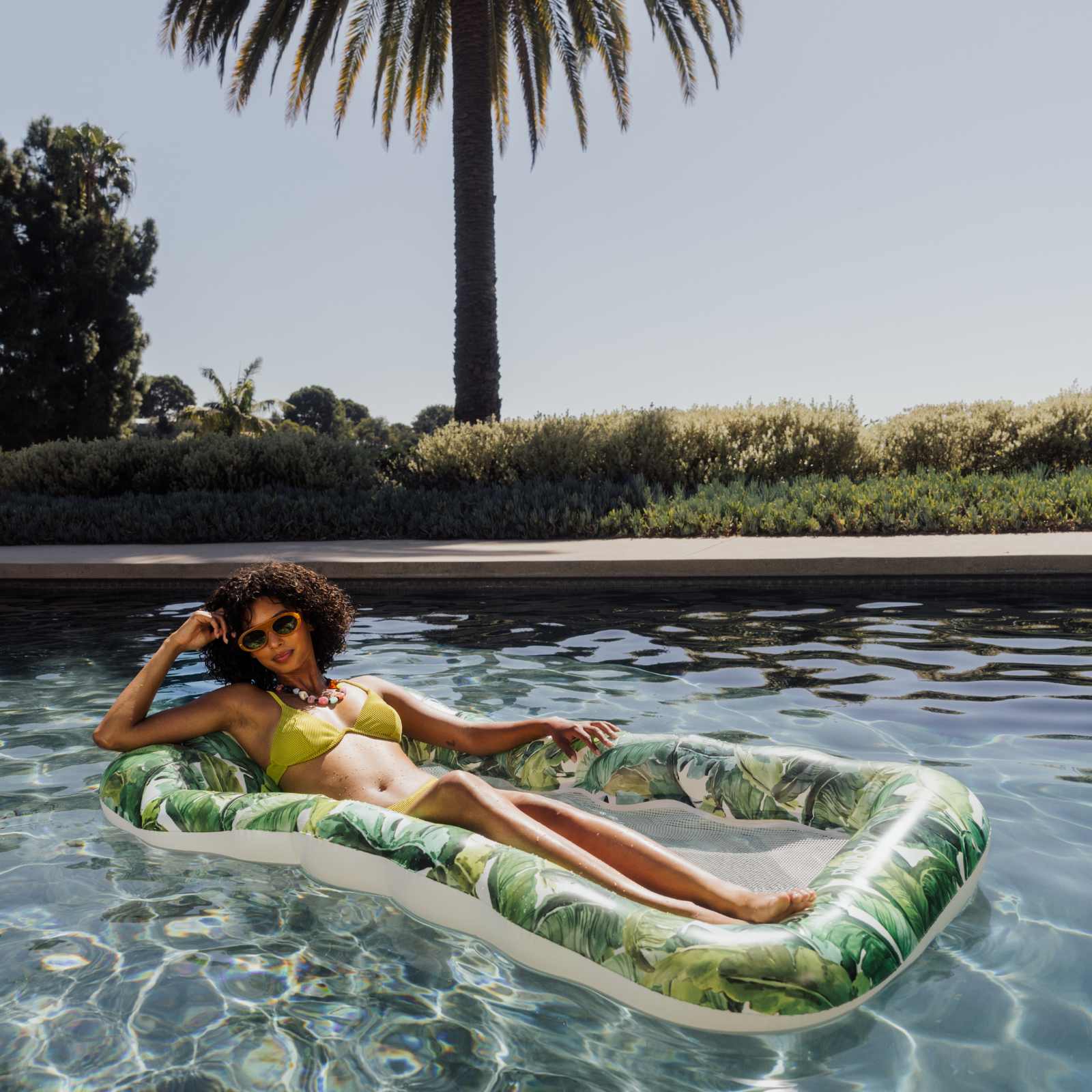 Mesh Lounger Blue Stripe - FUNBOY