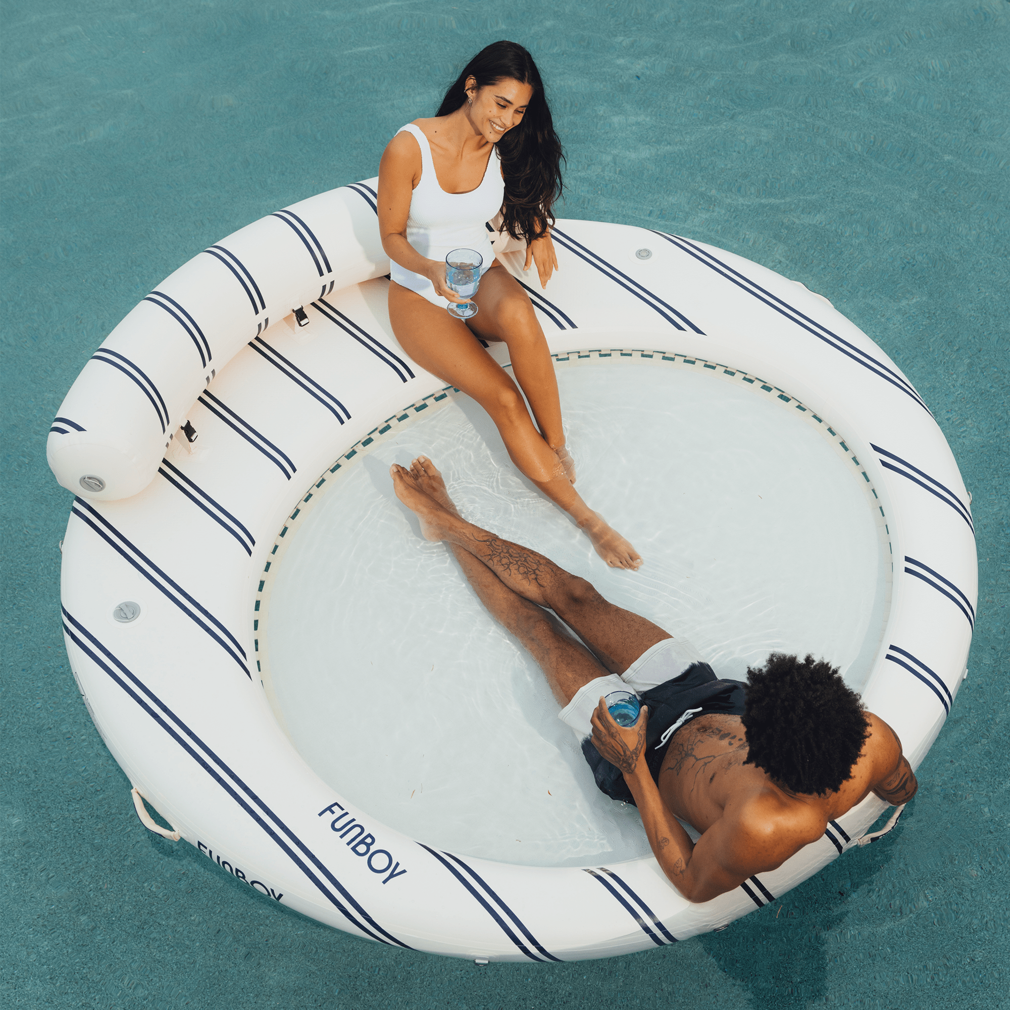 Floating Dock with water hammock