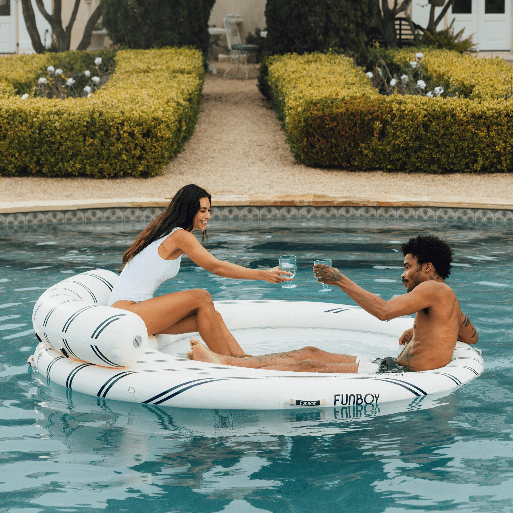 Floating Dock with water hammock