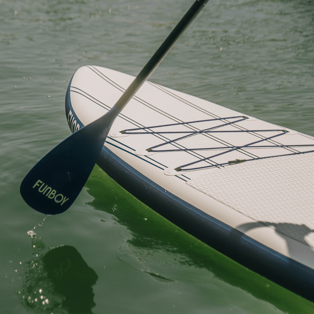 11'6" Inflatable Stand Up Paddle Board Navy & White - FUNBOY