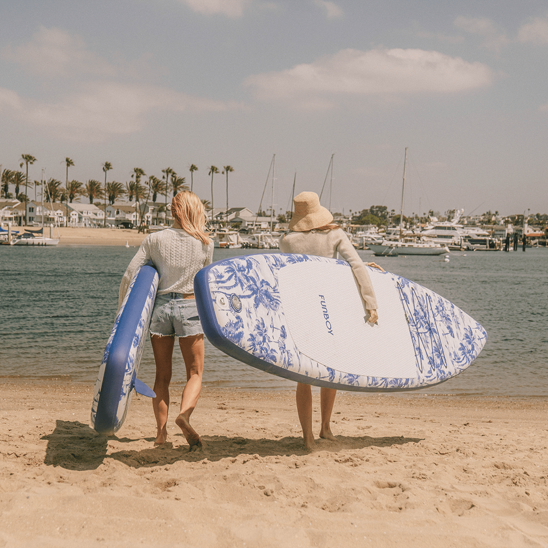 11"6' Inflatable Stand Up Paddle Board Toile Print - FUNBOY