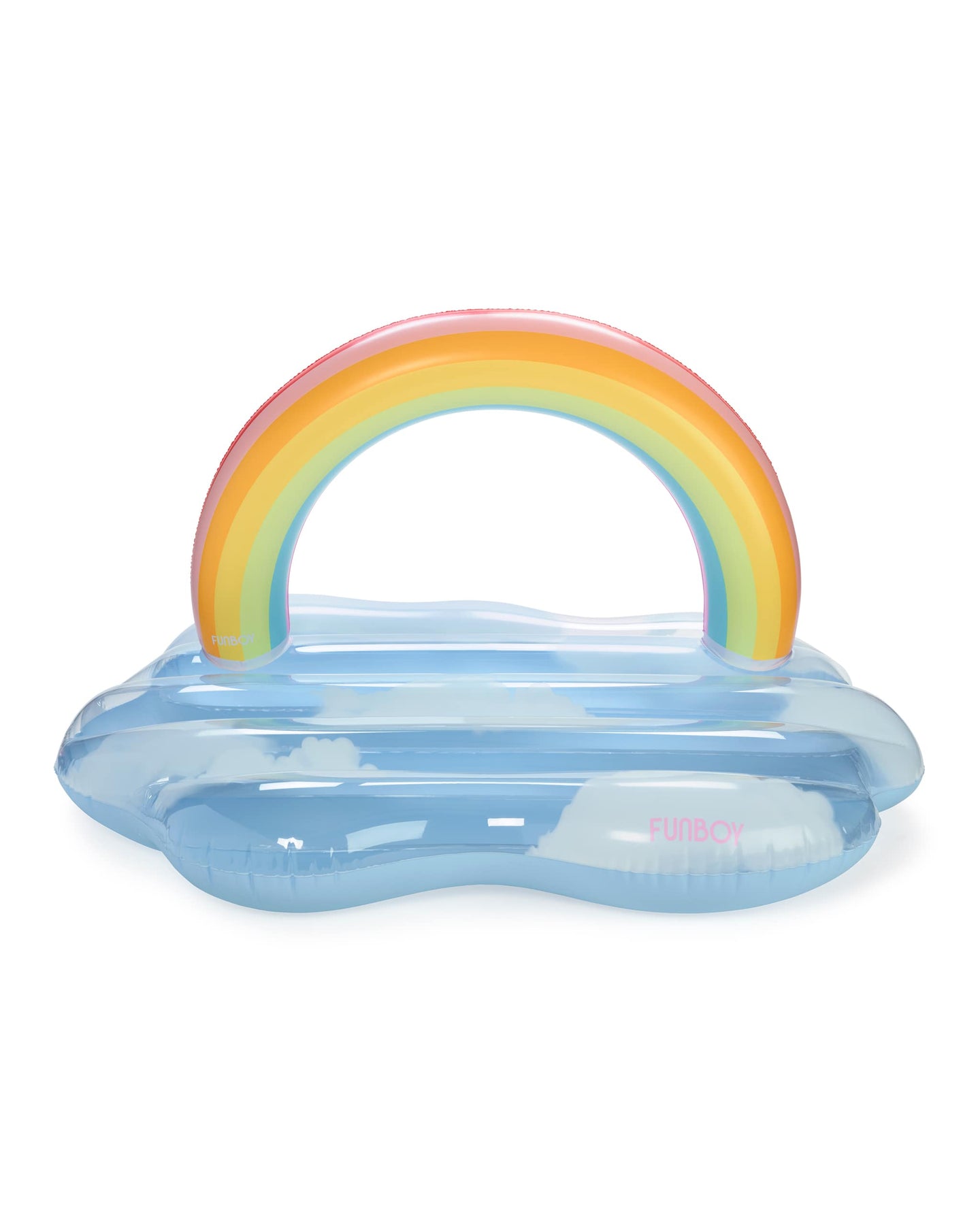 Clear Rainbow Cloud Daybed Pool Float