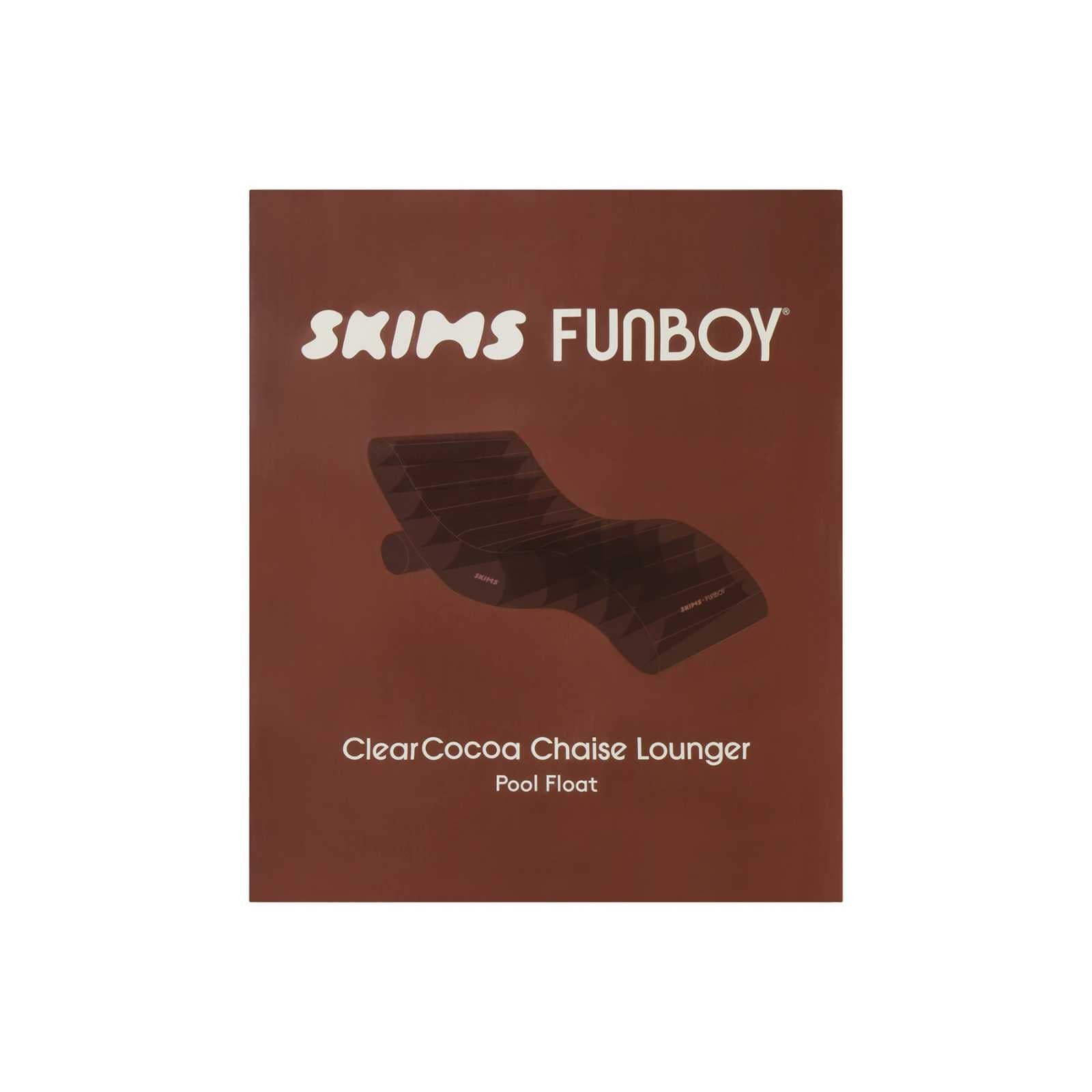 SKIMS x FUNBOY Chaise Lounger pool float