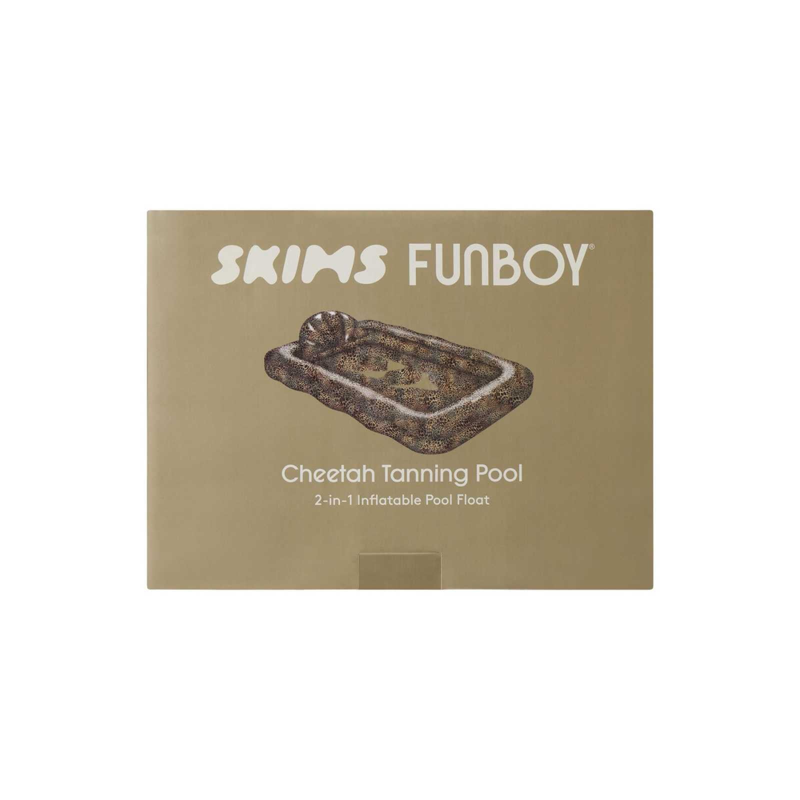 SKIMs x FUNBOY Cheetah Tanning Pool