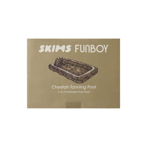 SKIMs x FUNBOY Cheetah Tanning Pool