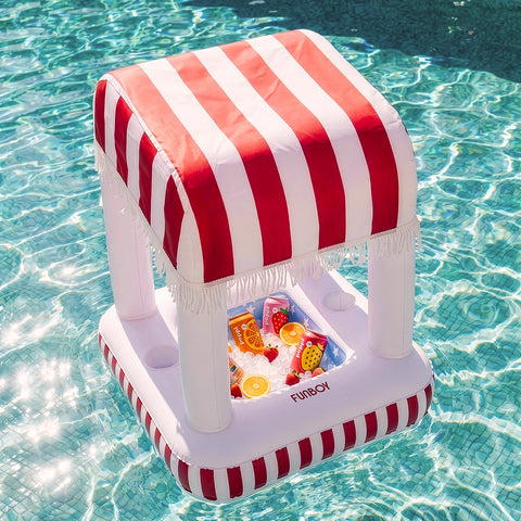 red white blue cabana bar