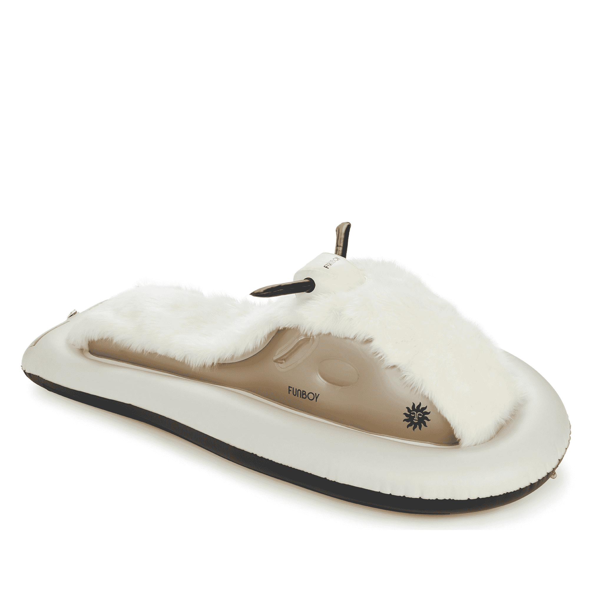 The Faux Fur Champagne Snowmobile Sled - FUNBOY