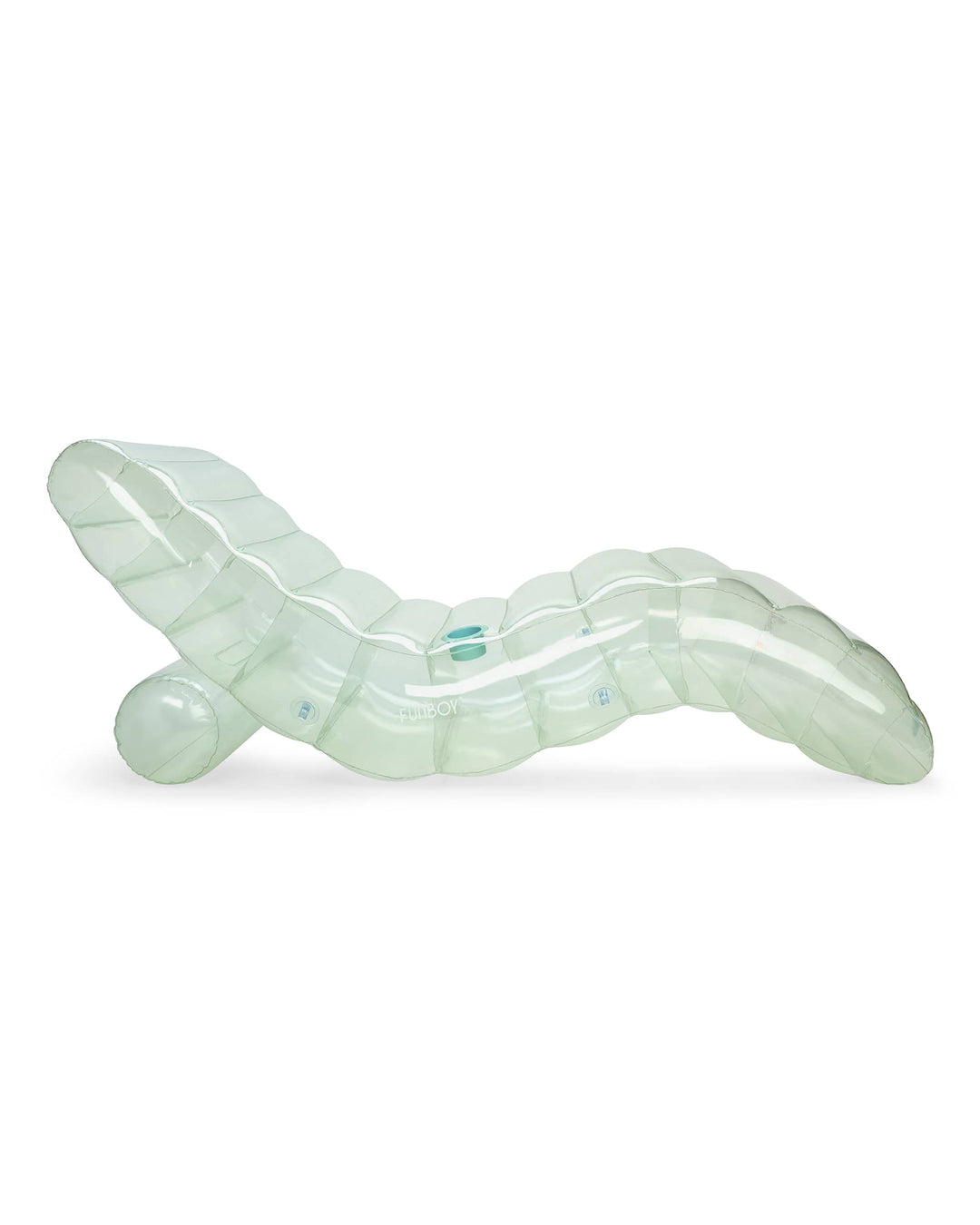 Clear Seaglass Chaise Lounger Pool Float - FUNBOY