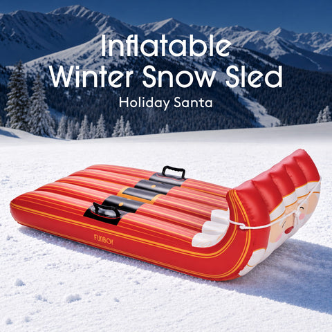 Inflatable Toboggan Snow Sled